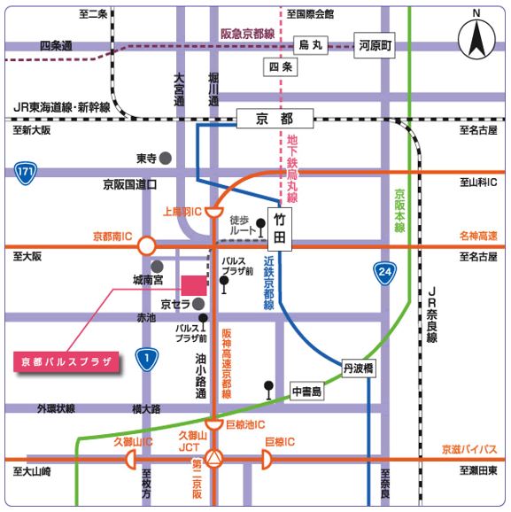 京都パルスプラザ会場マップ