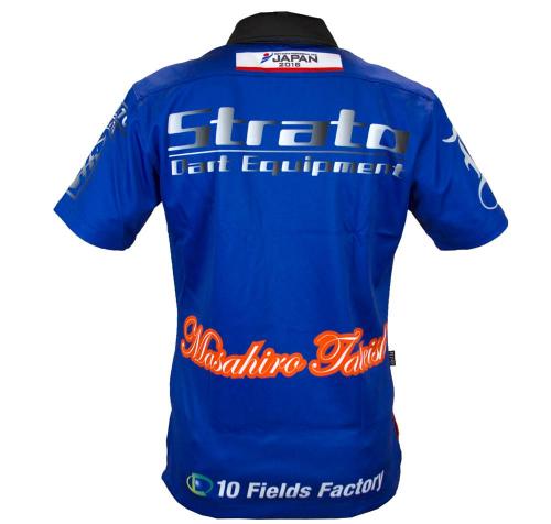 昇華プリント オリジナルデザイン ブルーxオレンジ 背面