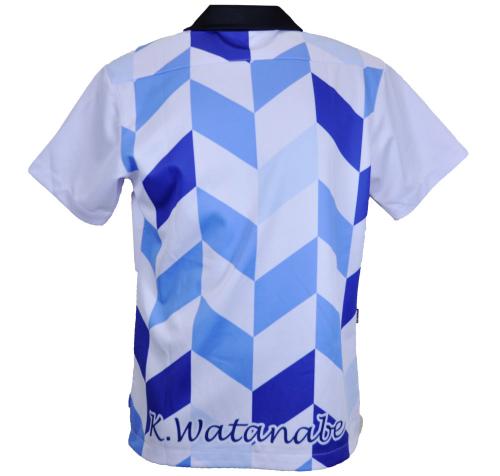 昇華プリント オリジナルデザイン4 ブルー 背面